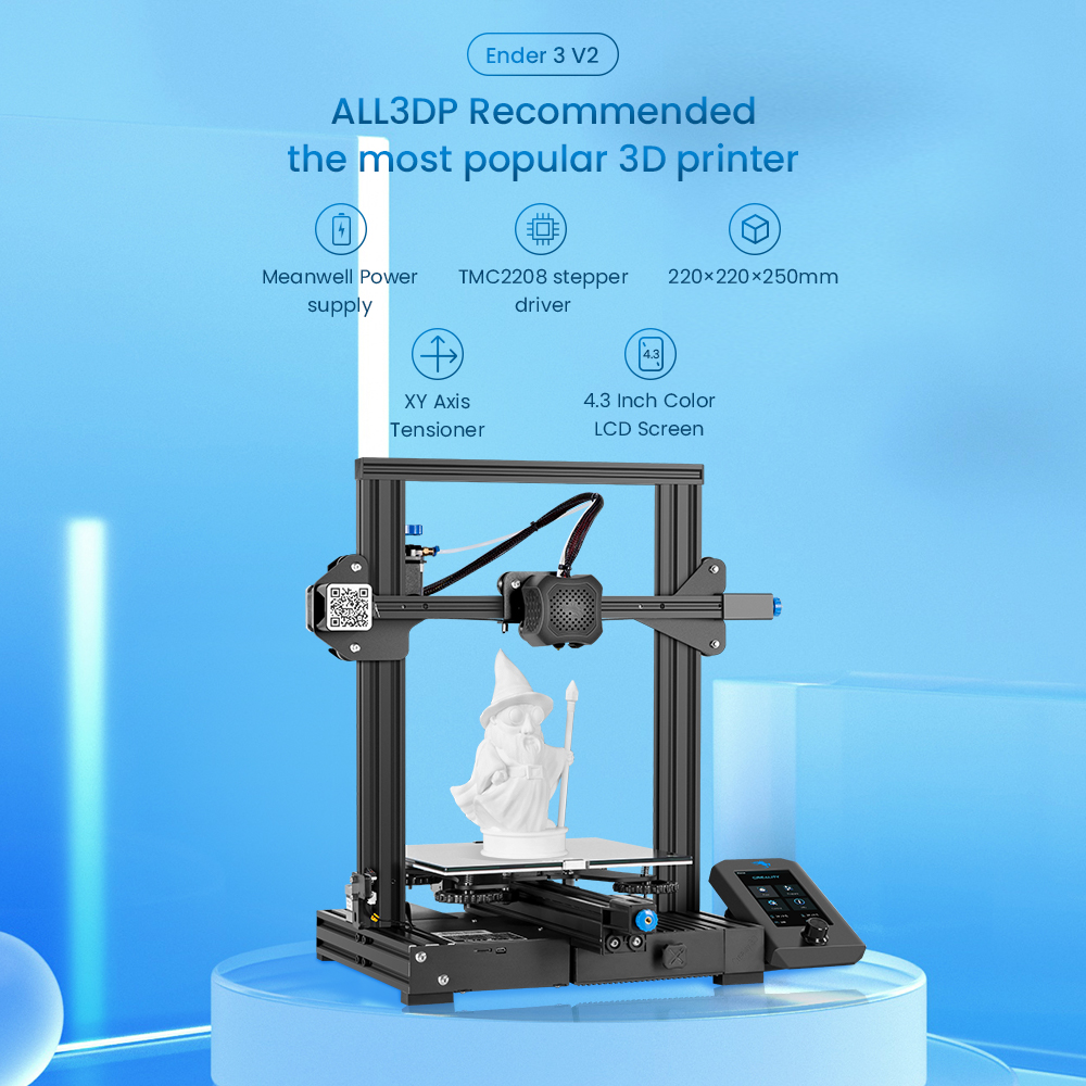 creality ender-3 v2 3d printer with cr touch sale