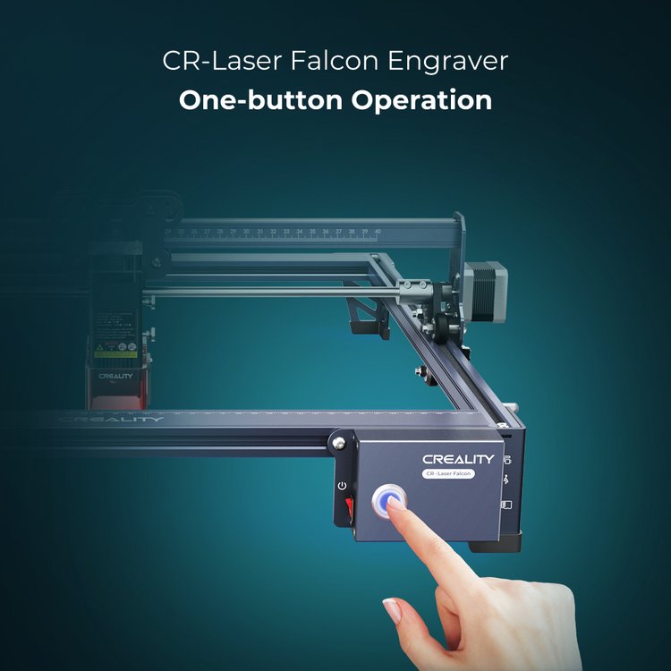 Creality 10W laser module for Ender-3 3D printers (Falcon) - tested with  Air Assist kit 