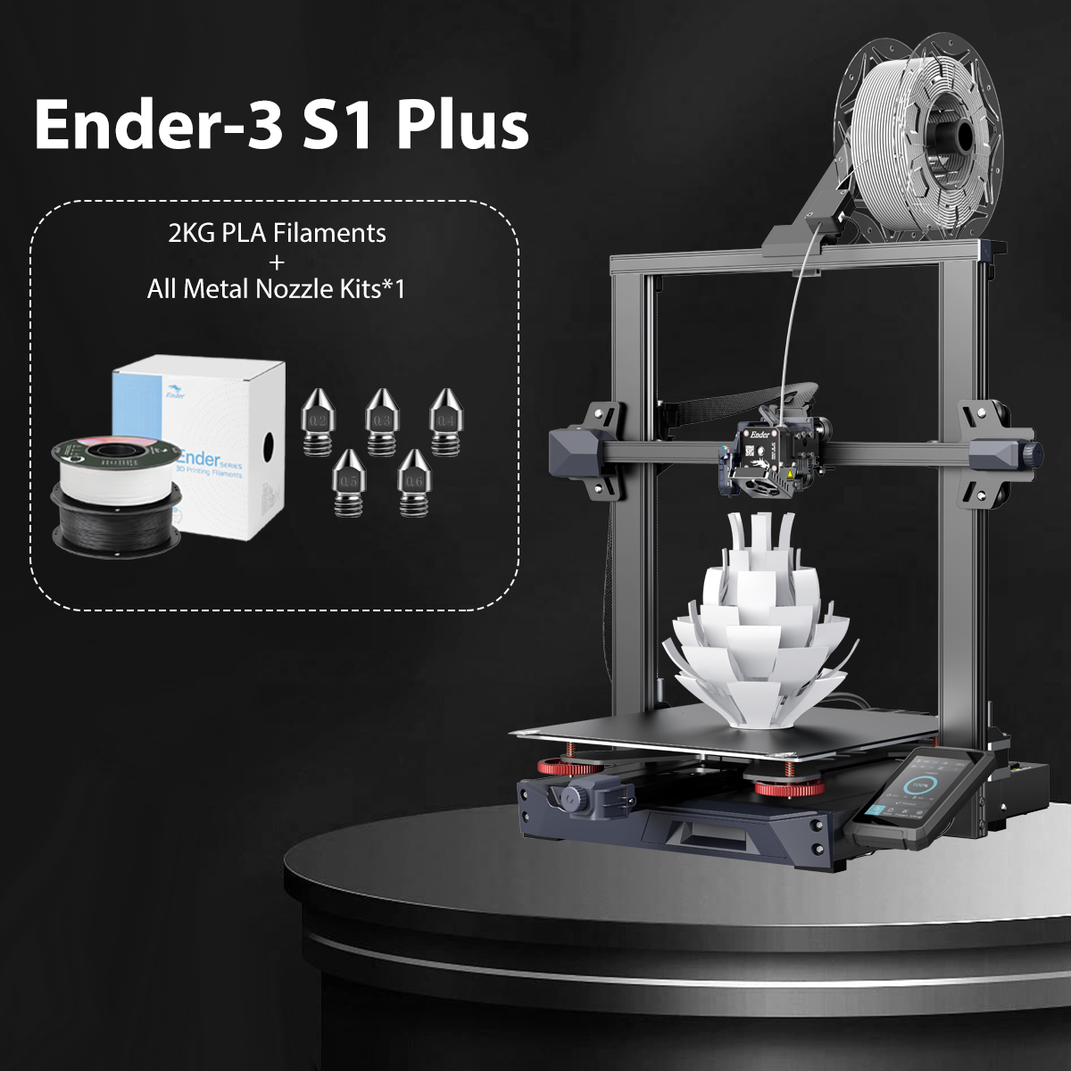 creality ender 3 s1 plus 3d printer combo sale
