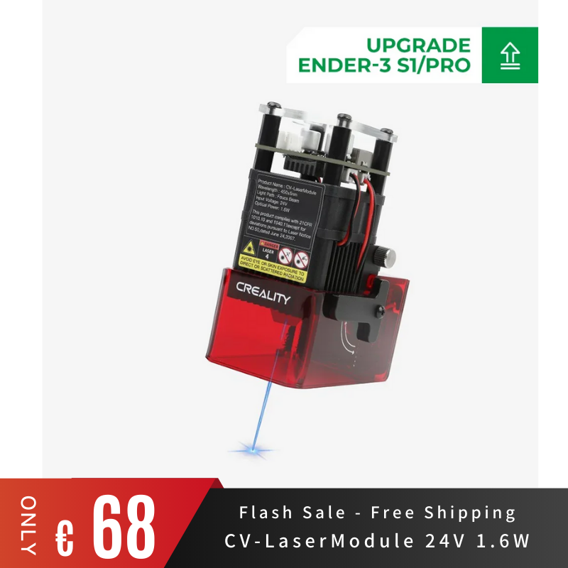 Creality Ender-3S1 S1Pro Engraving Laser Modules-24V 1.6W
