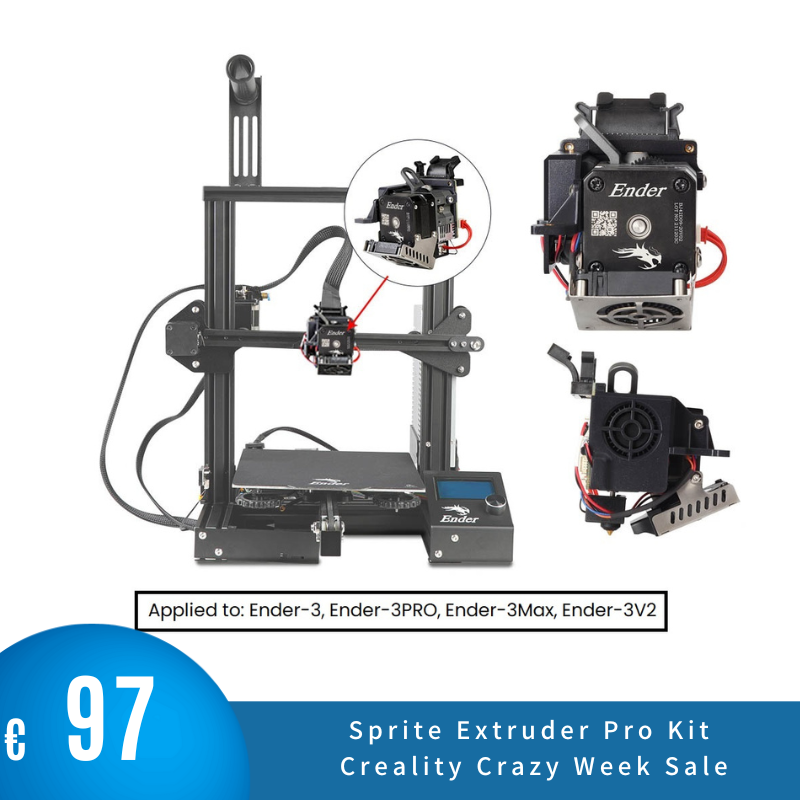 creality Sprite Extruder Pro Kit 300℃ High Temperature