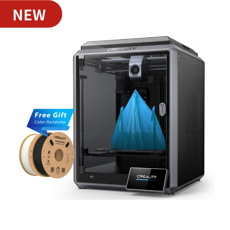 creality k1 max 3d printer with 2kg pla filaments