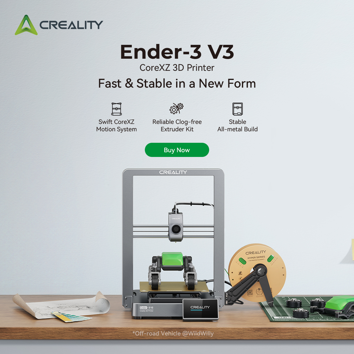 creality ender-3 v3 3d printer new