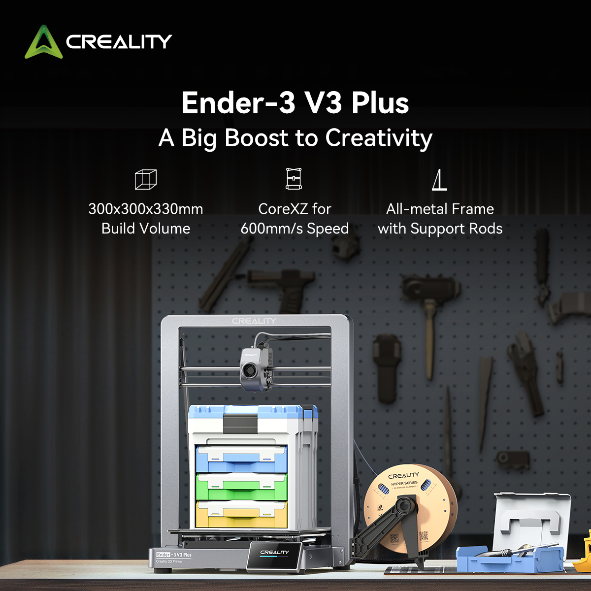 Creality Ender-3 V3 Plus CoreXZ 3D Printer