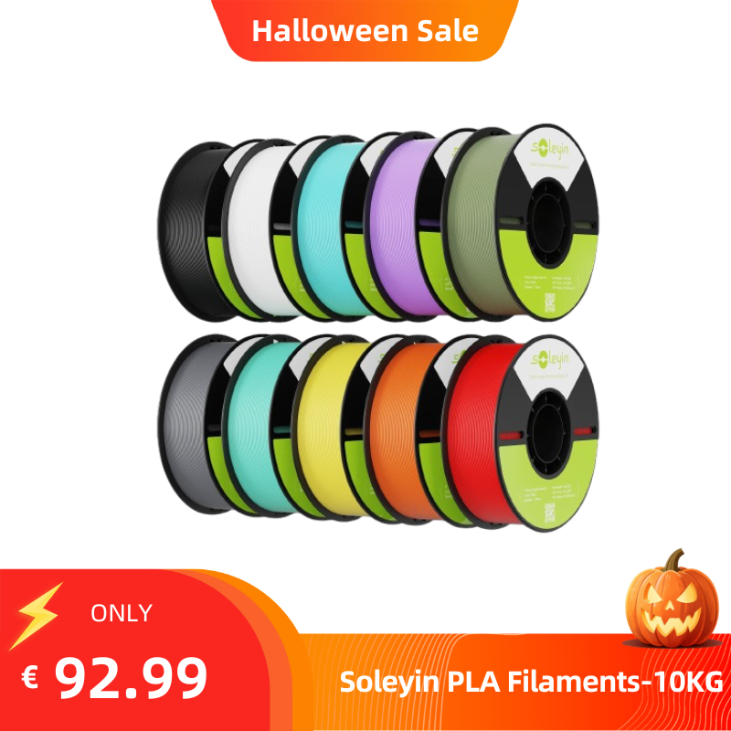 Soleyin Ultra PLA 3D Printing Filament Bundle 10KG