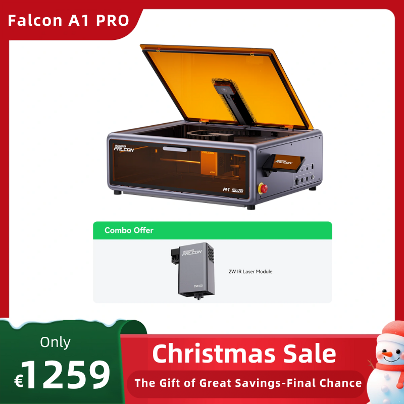 Creality Falcon A1 Pro 20w Enclosed Laser Engraver Cutter