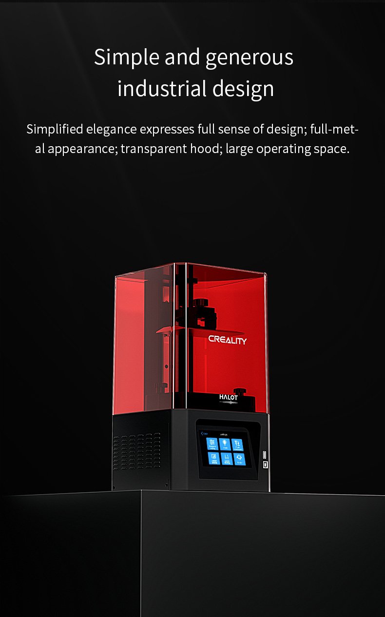 impresora 3d creality，impresora creality 3d，halot one resin 3d printer，Halot One Impresora 3D,  Impresora 3D resina UV 