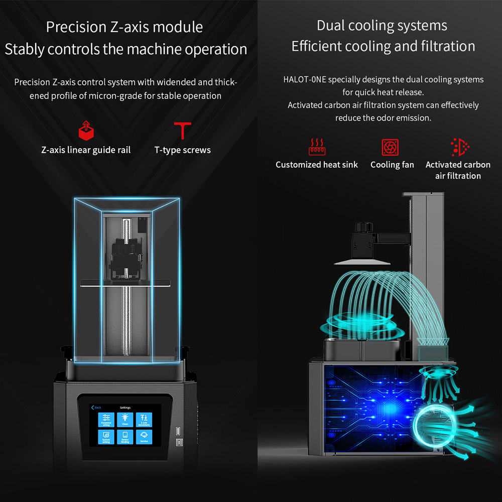 impresora 3d creality，impresora creality 3d，halot one resin 3d printer，Halot One Impresora 3D,  Impresora 3D resina UV 