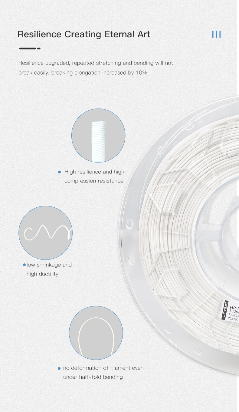 creality filament, 1.75mm pla filament