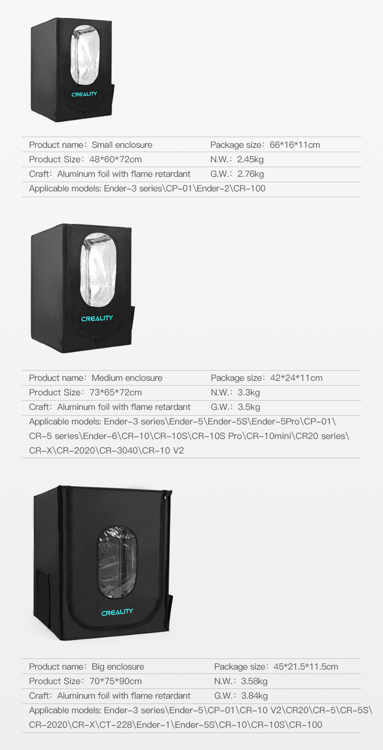 creality enclosure, 3d printer enclosure