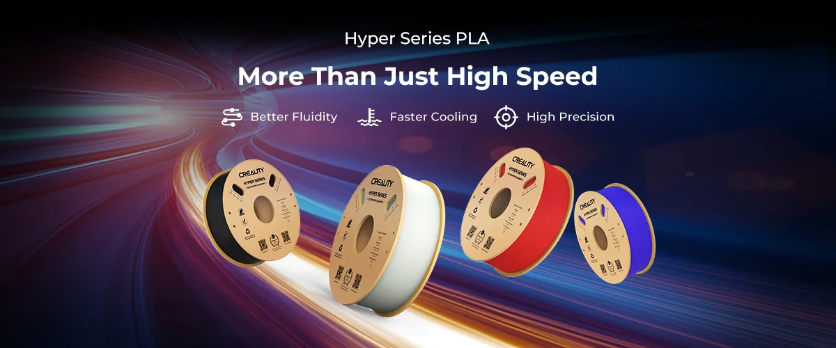 Creality Hyper PLA 3D Printing Filament 10x Faster Printing