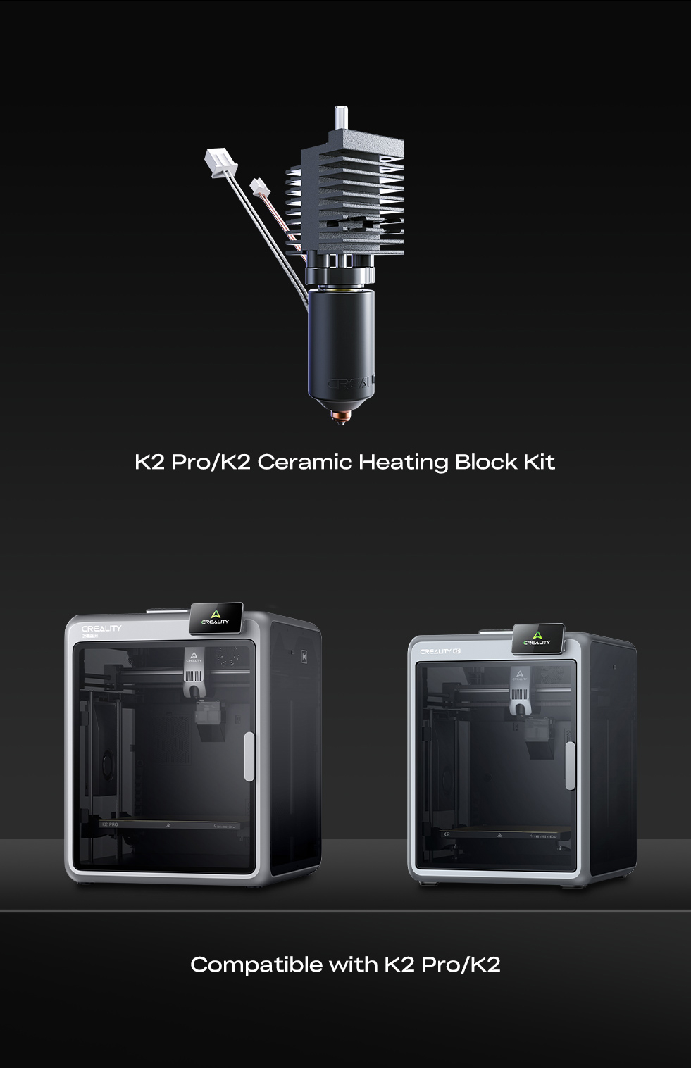 K2 Pro Ceramic Heating Block Kit