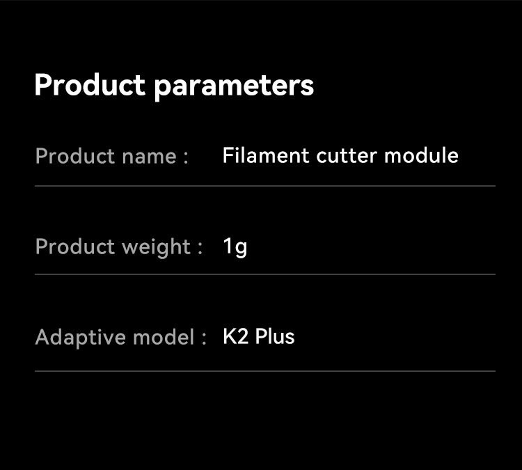 K2 Plus Filament Cutter-10 pcs