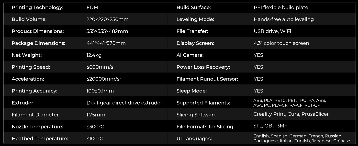 creality k1c 3d printer