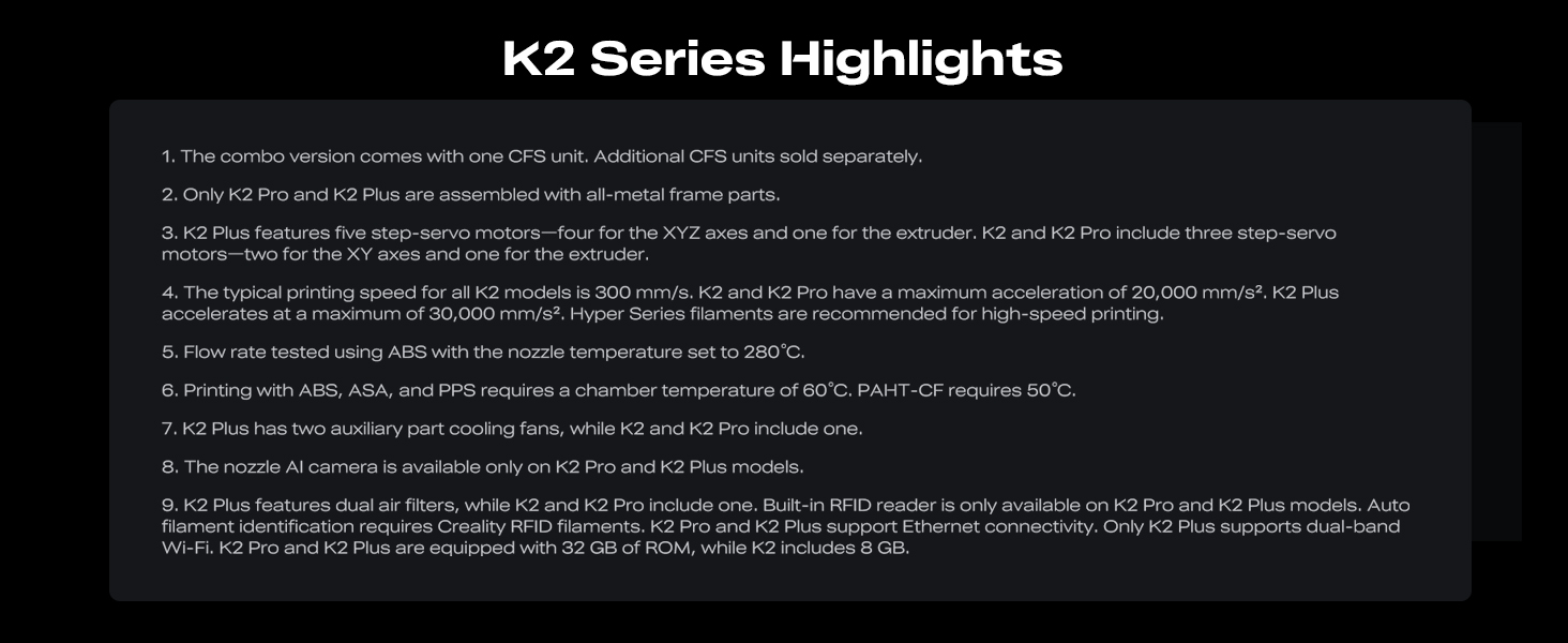 Creality K2 Combo 3D Printer