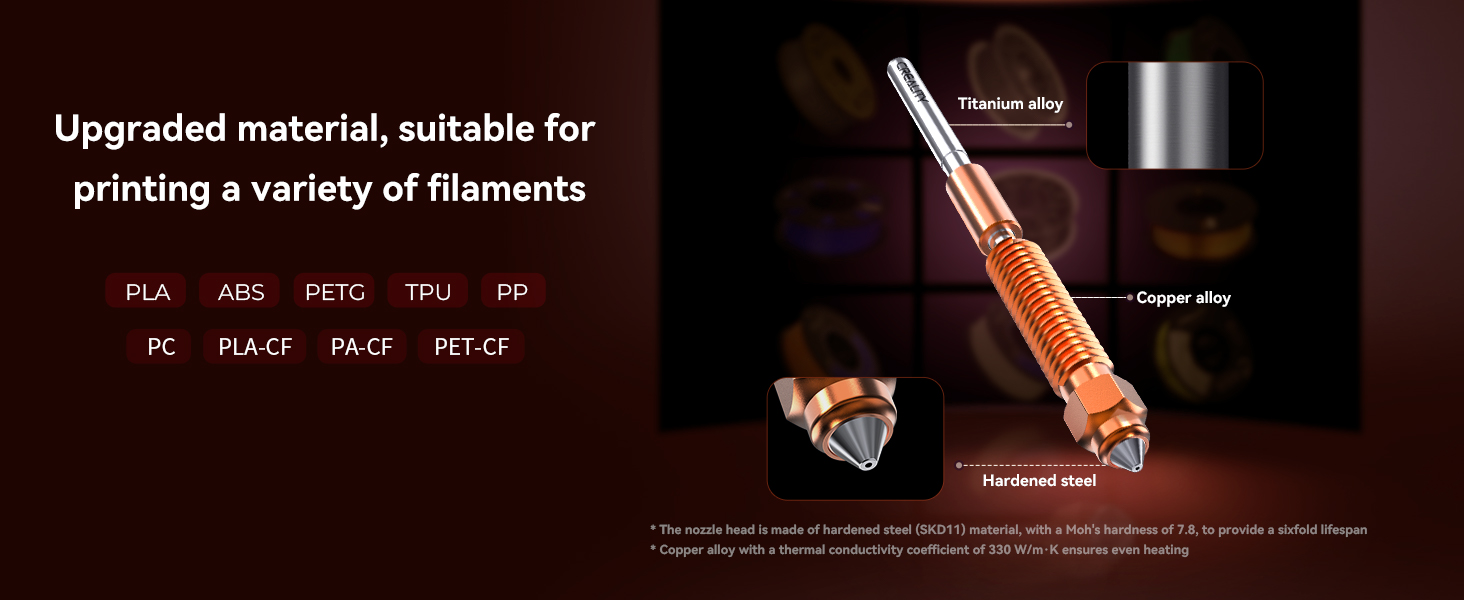 Creality K1/K1 Max/K1C Ceramic Heating Block Kit